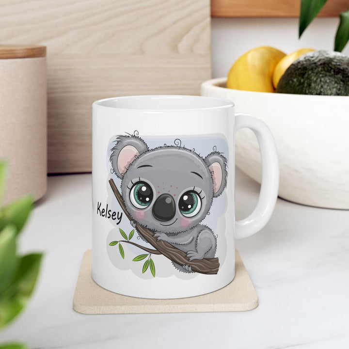 Personalized Enamel or Ceramic Mug - Koala