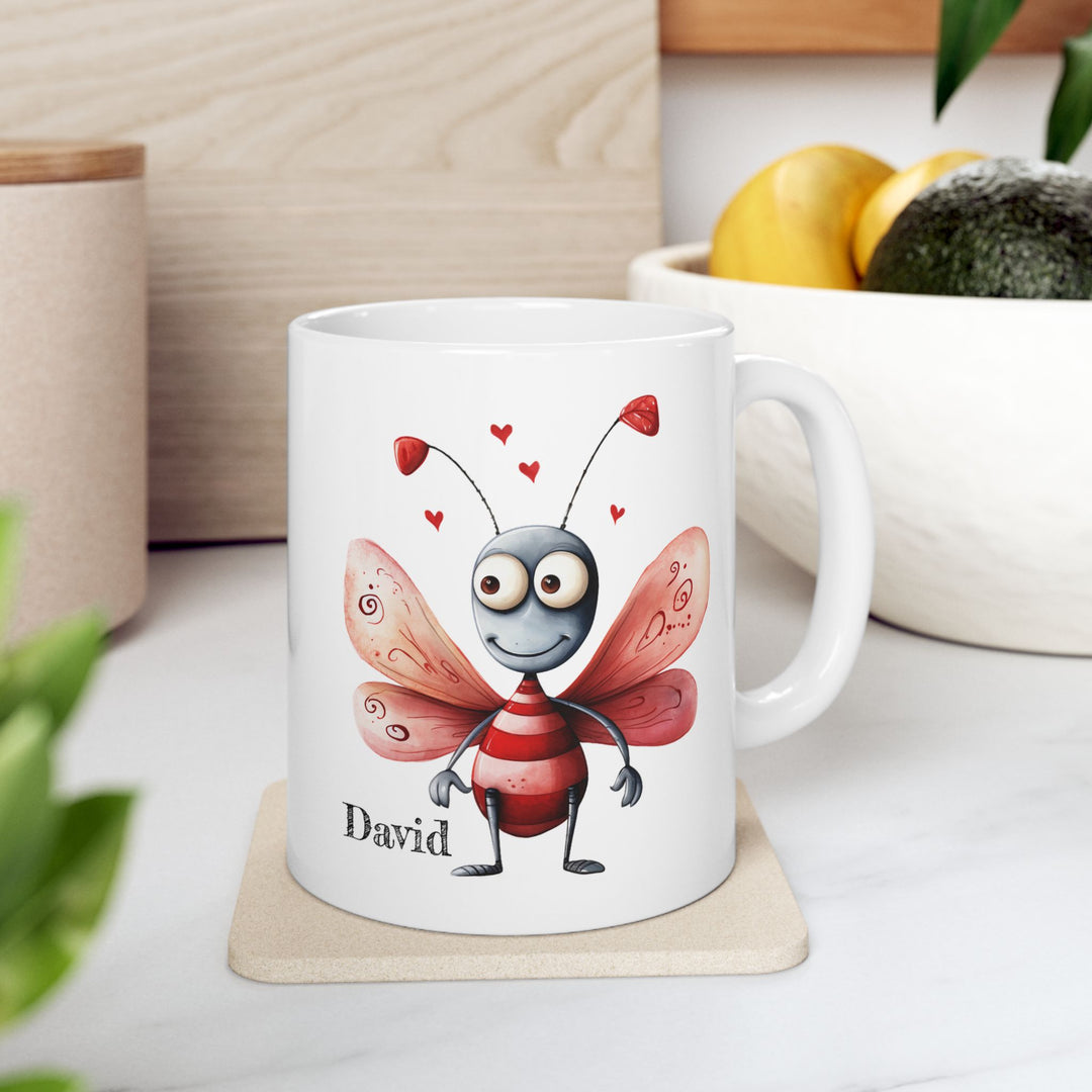 Personalised Enamel or Ceramic Mug - Love Bugs