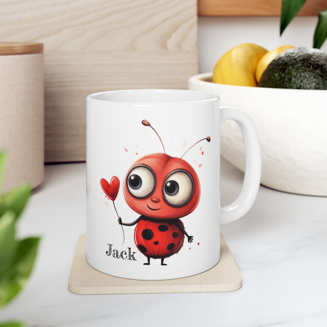 Personalised Enamel or Ceramic Mug - Love Bugs