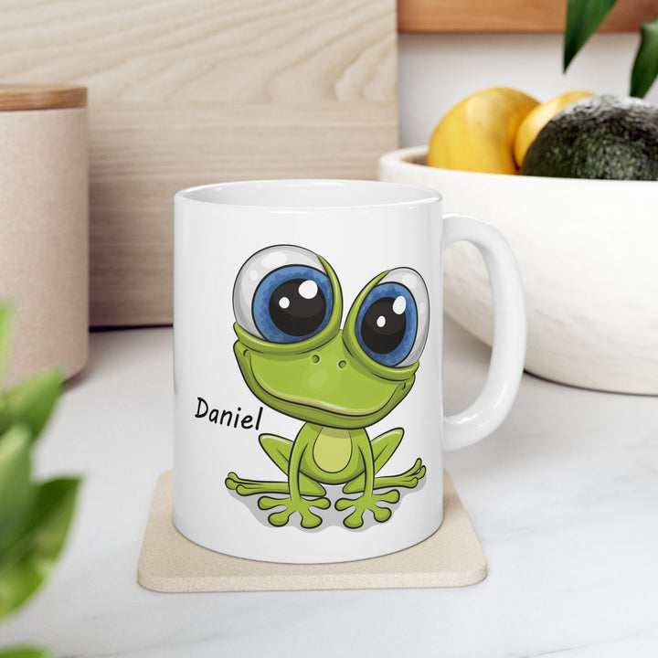 Personalized Enamel or Ceramic Mug - Frog