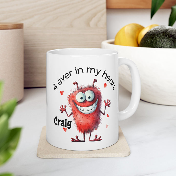 Personalized Enamel or Ceramic Mug - Love Monsters