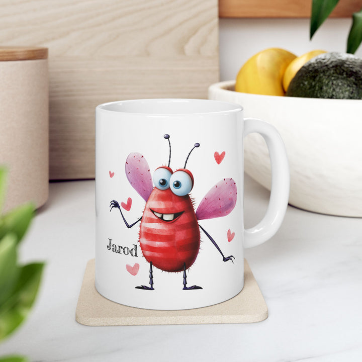 Personalised Enamel or Ceramic Mug - Love Bugs