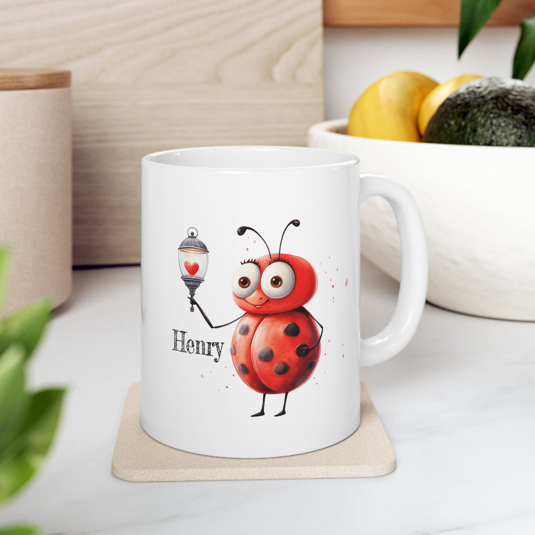 Personalised Enamel or Ceramic Mug - Love Bugs