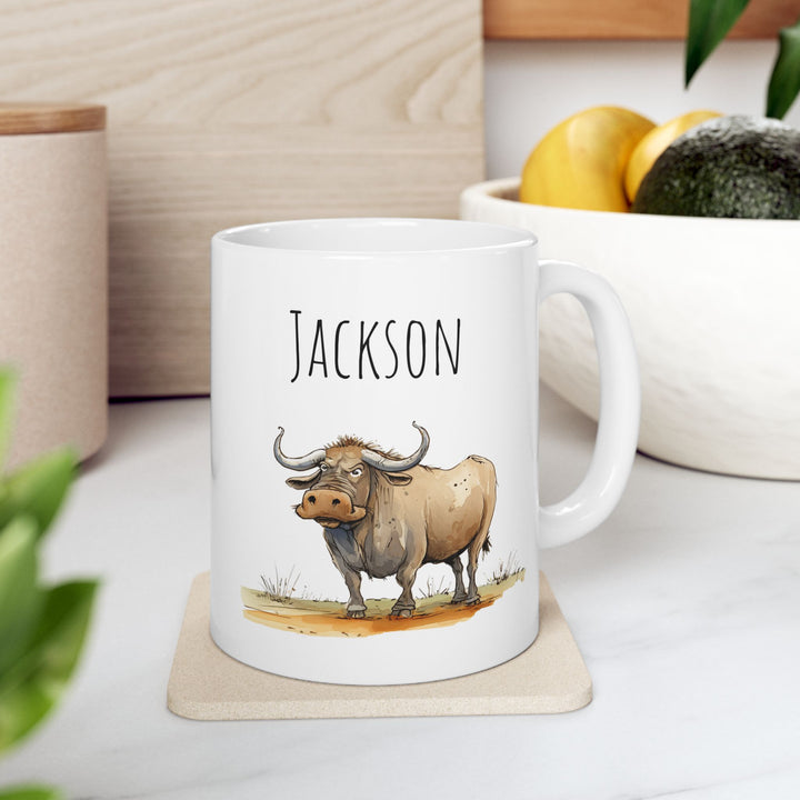 Personalized Enamel or Ceramic Mug - Buffalo