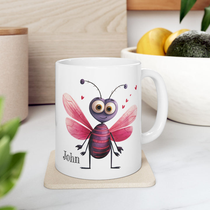 Personalised Enamel or Ceramic Mug - Love Bugs