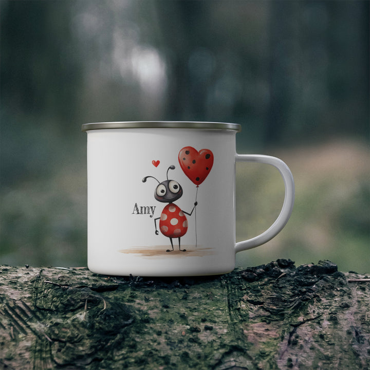 Personalised Enamel or Ceramic Mug - Love Bugs