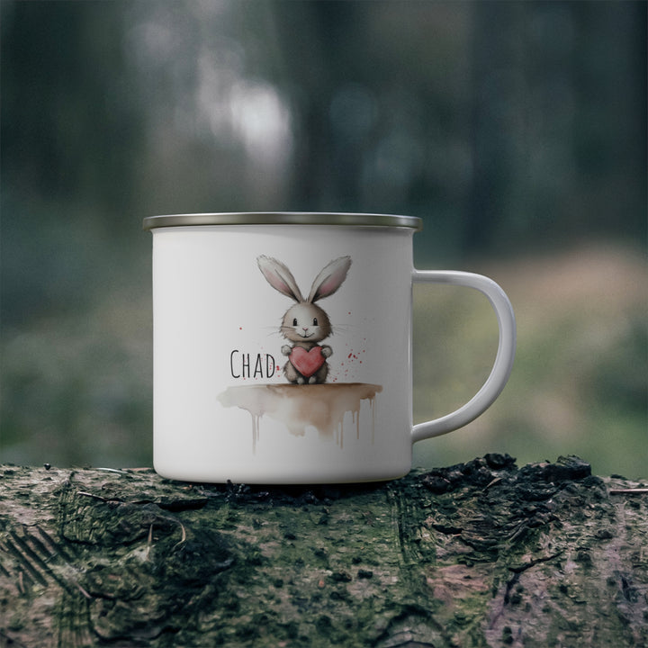 Personalized Enamel or Ceramic Mug - Love Bunny