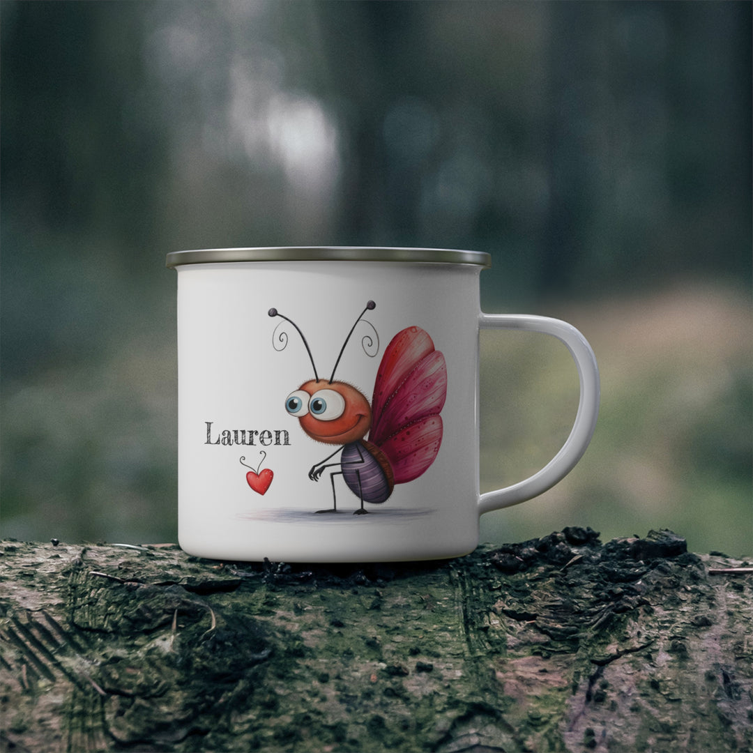 Personalised Enamel or Ceramic Mug - Love Bugs