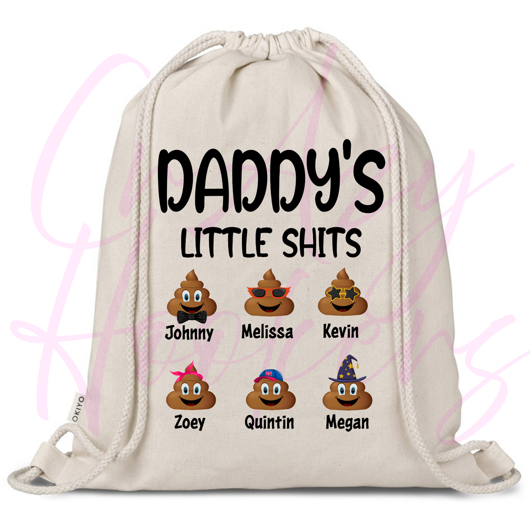 Personalized Drawstring Bag - Little $h%ts