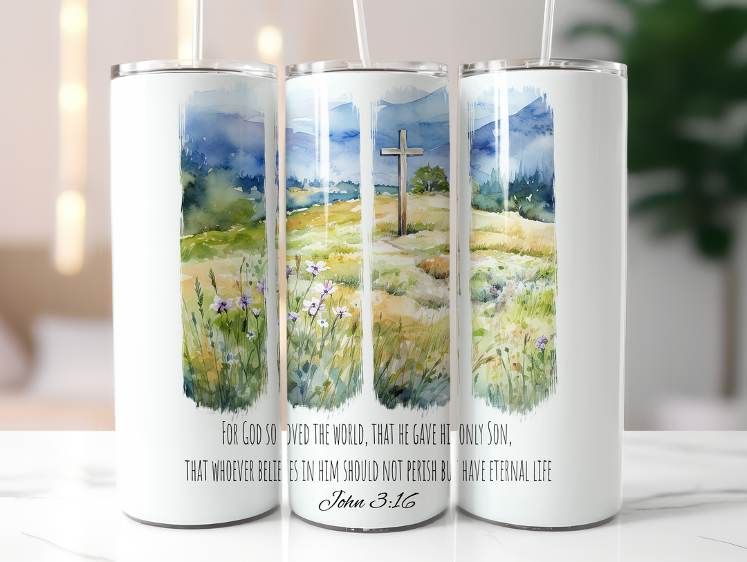 Tumbler 20oz - John 3:16