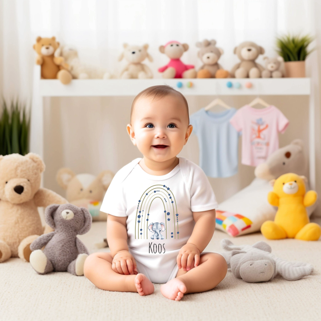 Personalized Baby Grow - Blue