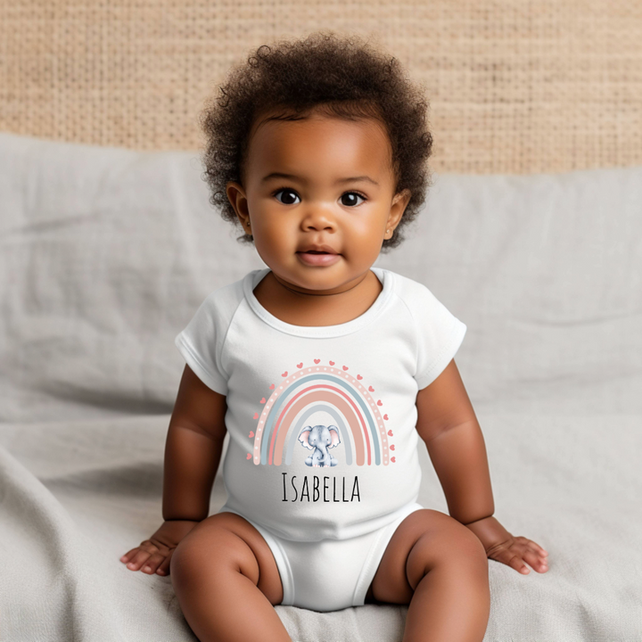 Personalized Baby Grow - Pink