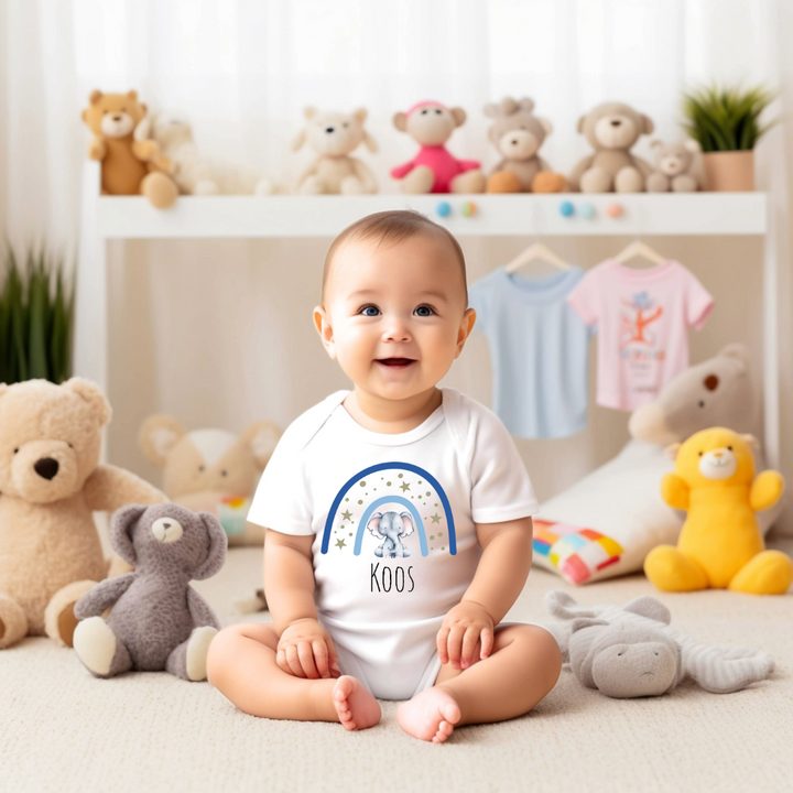 Personalized Baby Grow - Blue