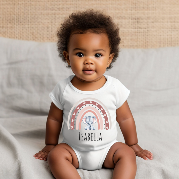 Personalized Baby Grow - Pink