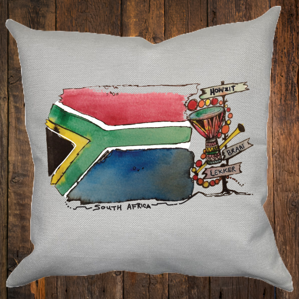 Canvas Pillow - South African