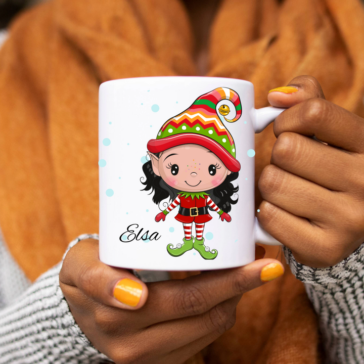 Personalized Christmas Mug - Elves