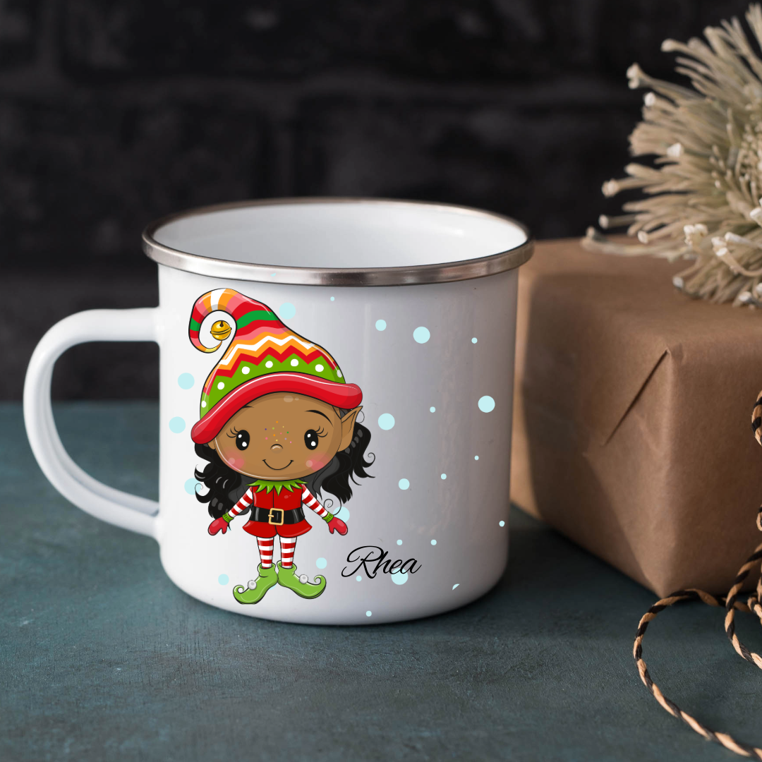 Personalized Christmas Mug - Elves