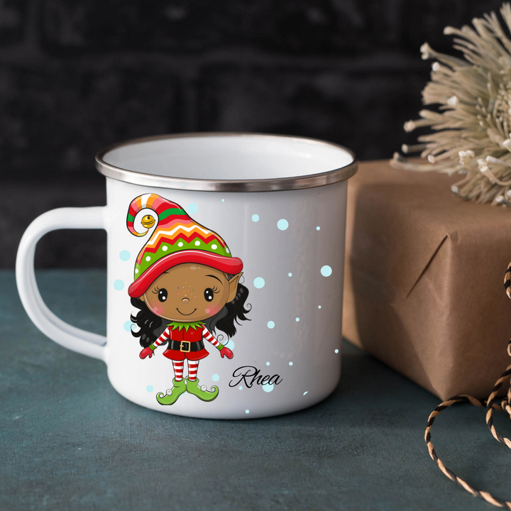 Personalized Christmas Mug - Elves