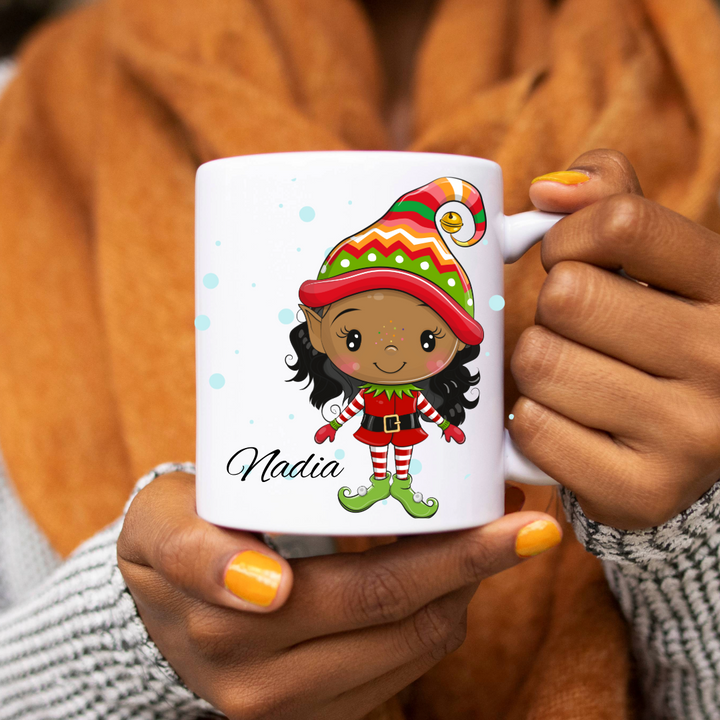 Personalized Christmas Mug - Elves