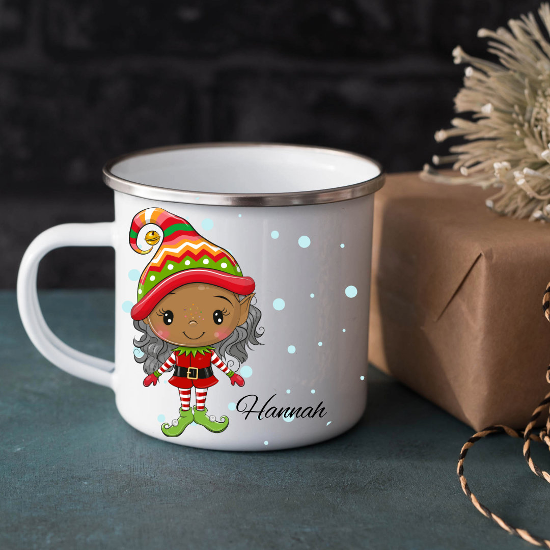 Personalized Christmas Mug - Elves