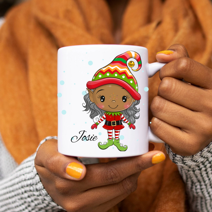 Personalized Christmas Mug - Elves