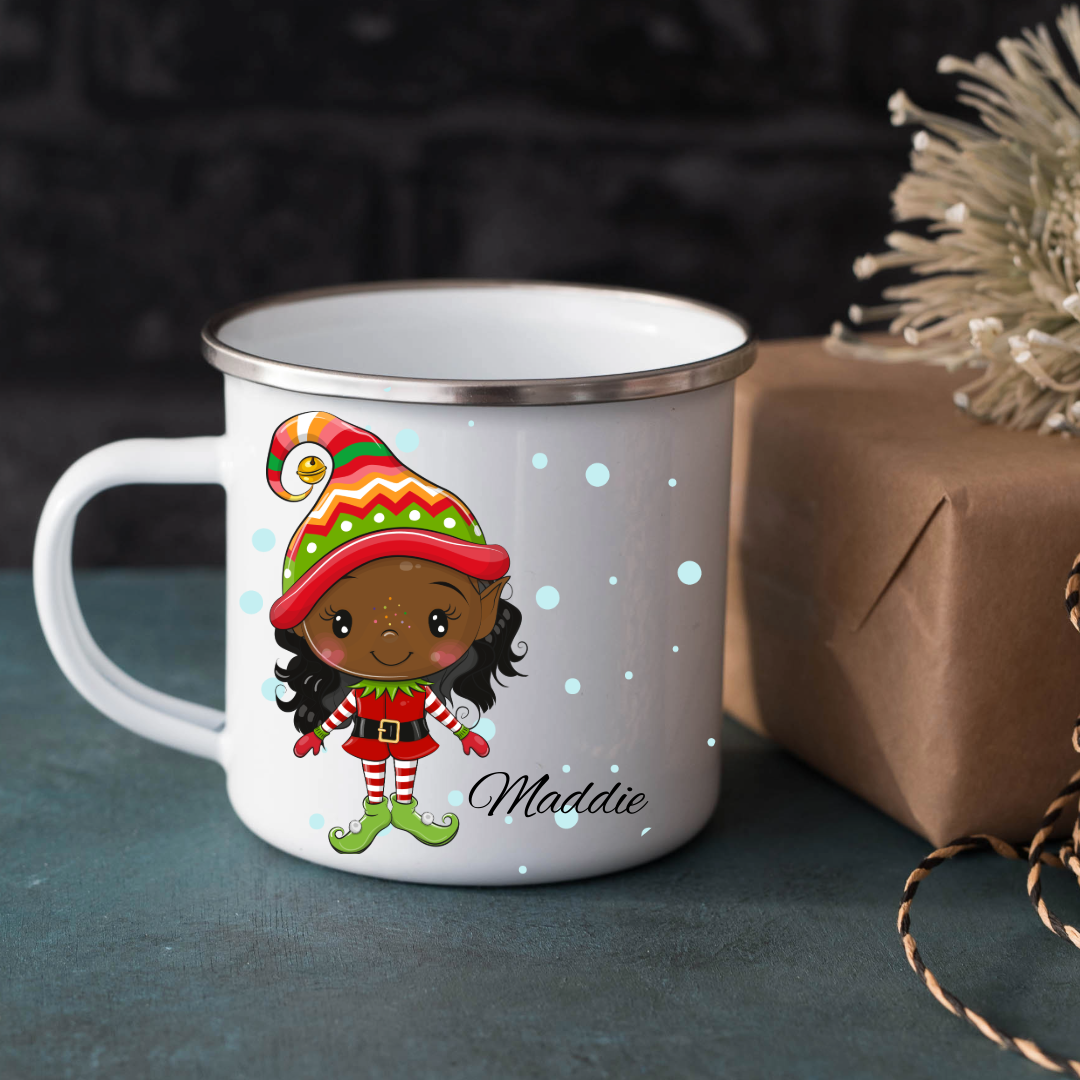 Personalized Christmas Mug - Elves