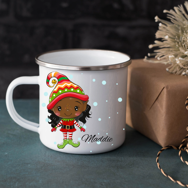 Personalized Christmas Mug - Elves
