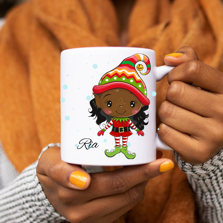 Personalized Christmas Mug - Elves