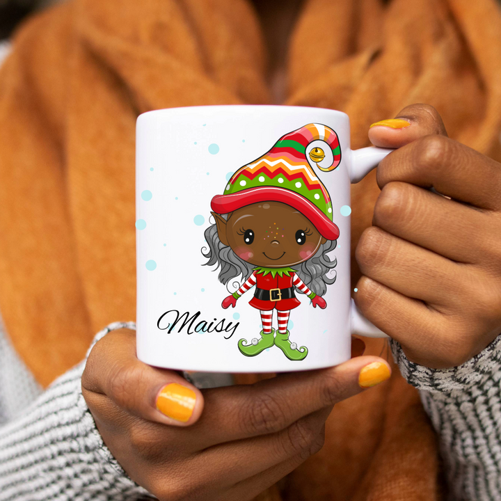 Personalized Christmas Mug - Elves