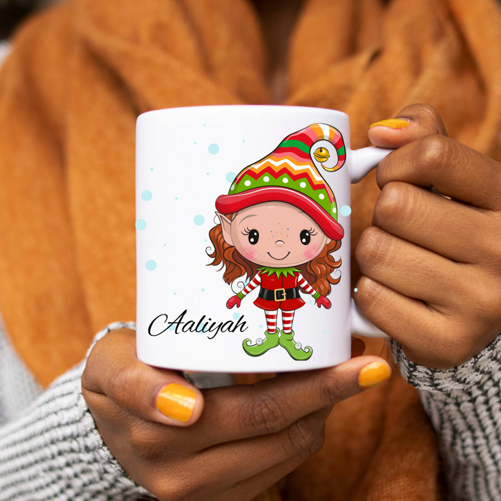 Personalized Christmas Mug - Elves