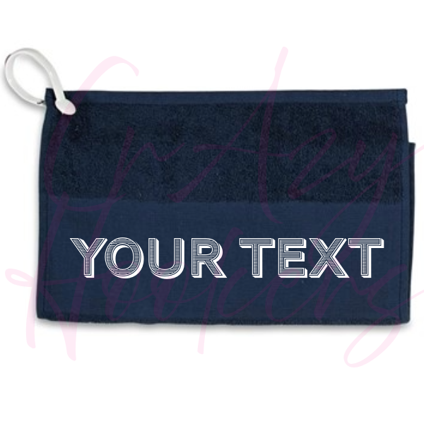 Personalized golf towels !
