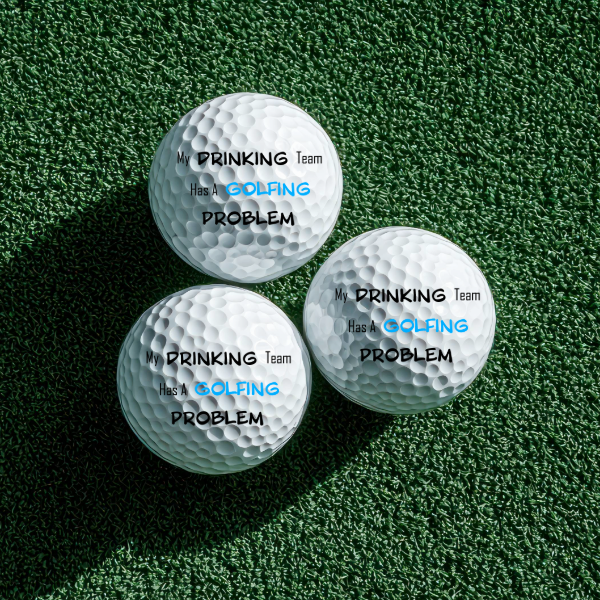 Funny Phrase Golf Balls - Srixon UltiSoft Sleeve