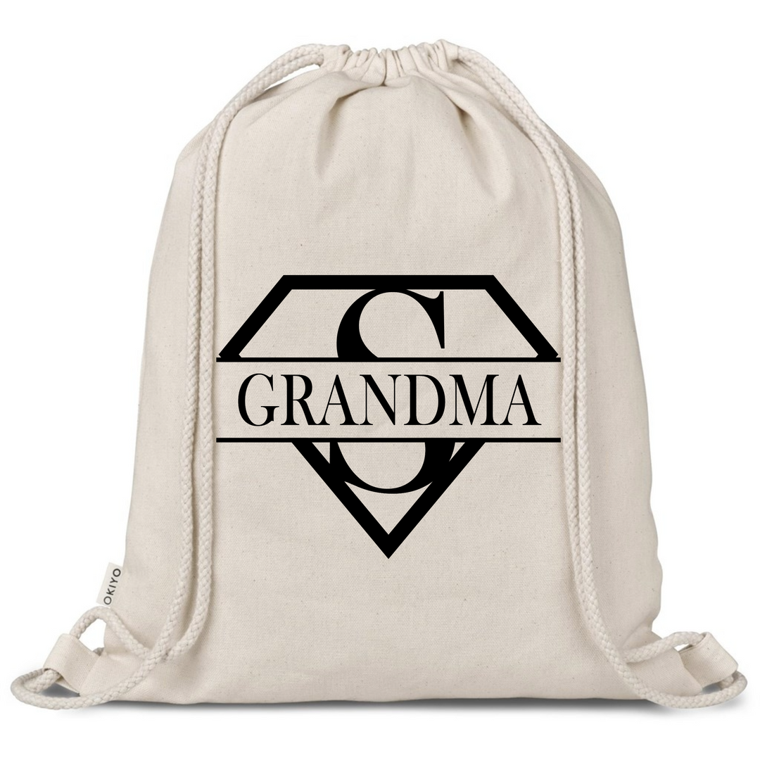 Personalized Multi-Purpose Draw String Bag - Super Hero