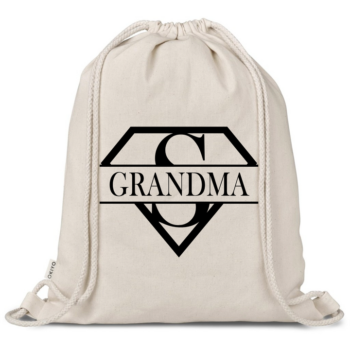 Personalized Multi-Purpose Draw String Bag - Super Hero