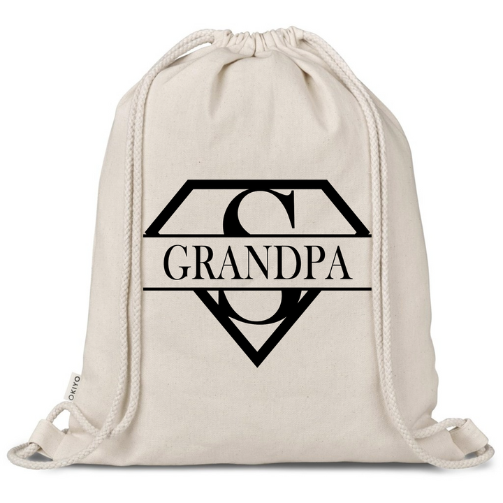 Personalized Multi-Purpose Draw String Bag - Super Hero