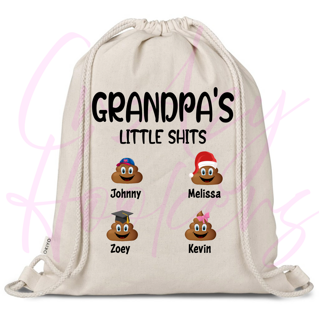 Personalized Drawstring Bag - Little $h%ts