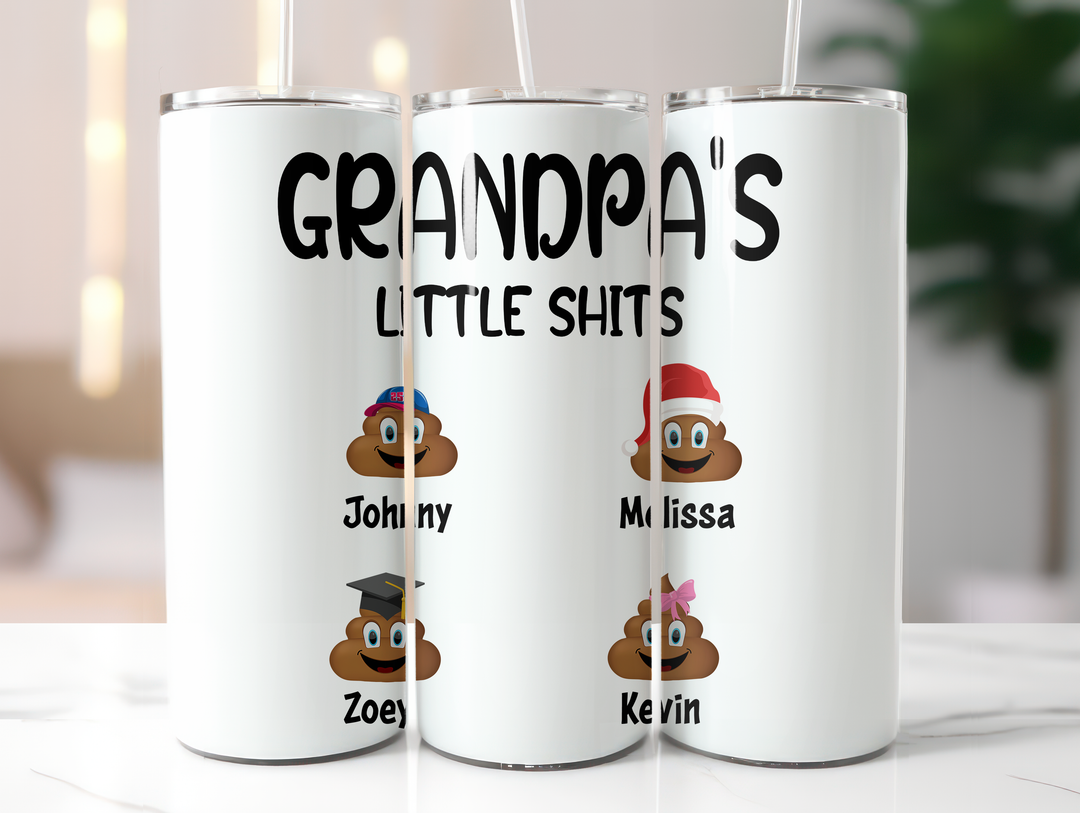 Personalized 20oz Tumbler - Little Shits