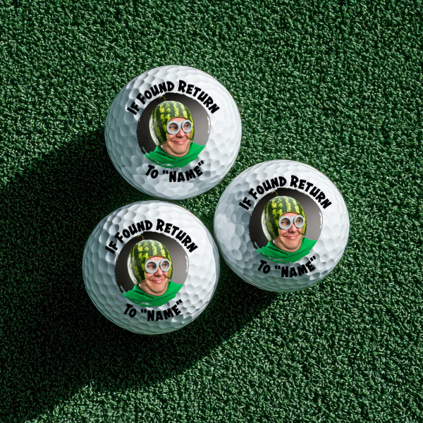 Personalized Golf Balls - Upload Image