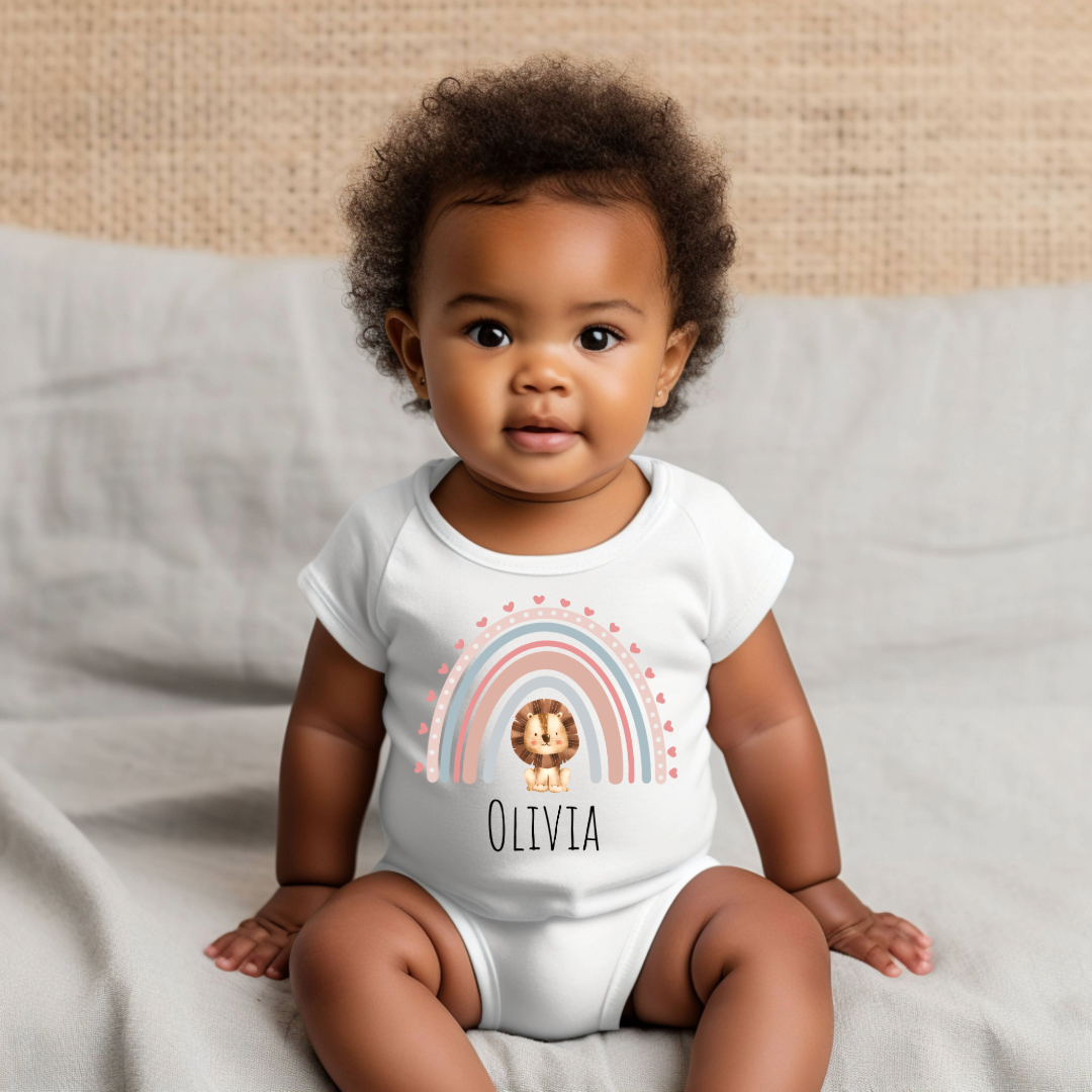 Personalized Baby Grow - Pink