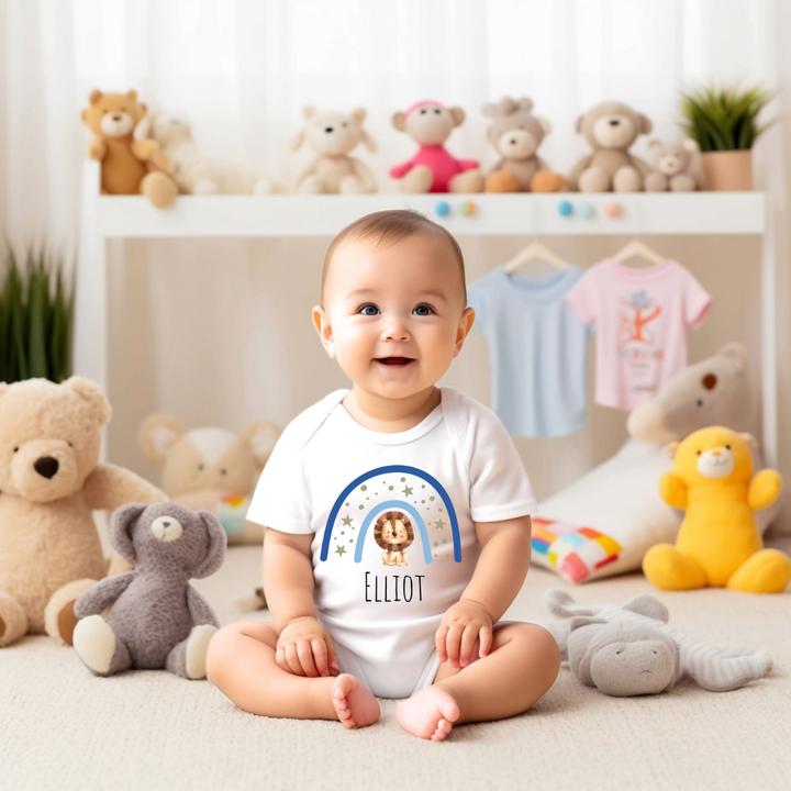 Personalized Baby Grow - Blue