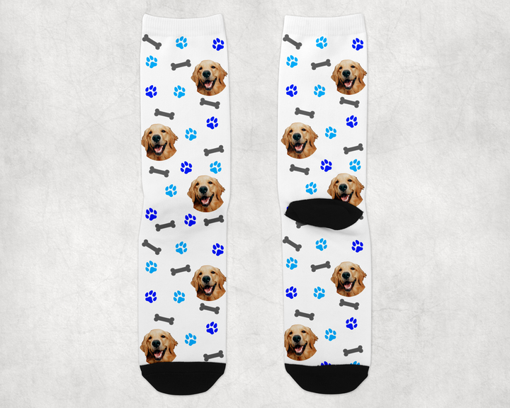 Personalized Dog Long Sock - Upload Your Own Image
