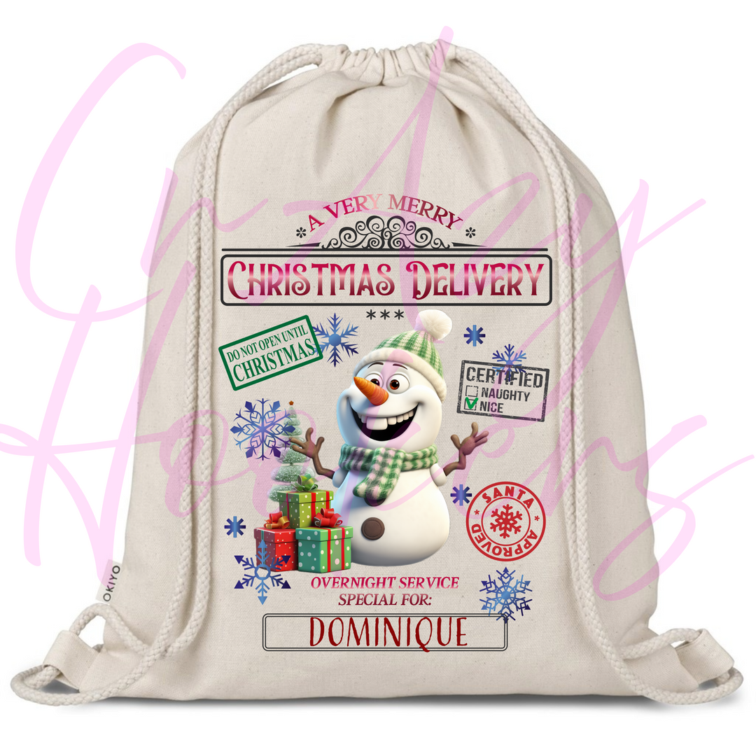 Personalized Multi-Purpose Draw String Bags