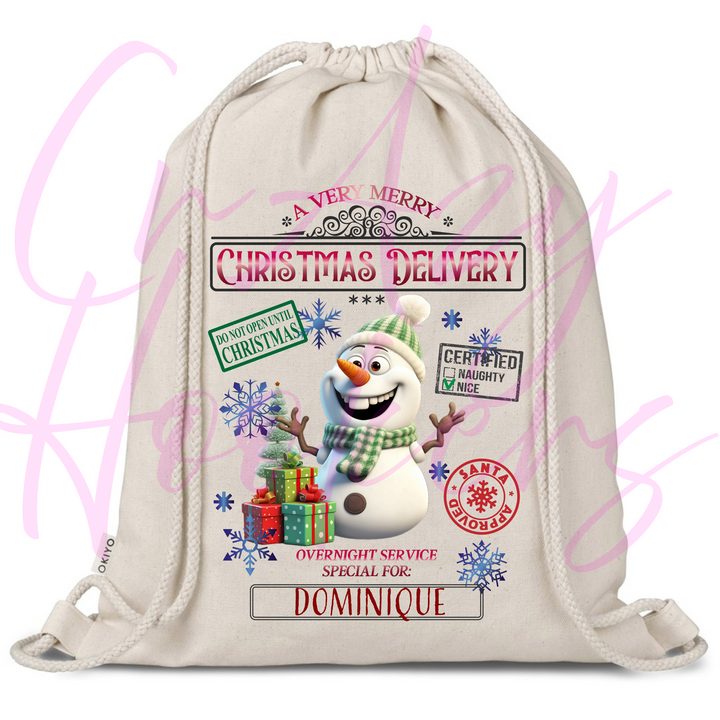 Personalized Multi-Purpose Draw String Bags