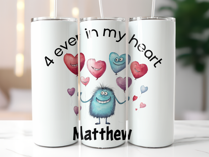 Personalized 20oz Tumbler - Love Monsters