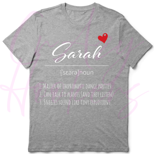 Personalized Fun Fact T-Shirt