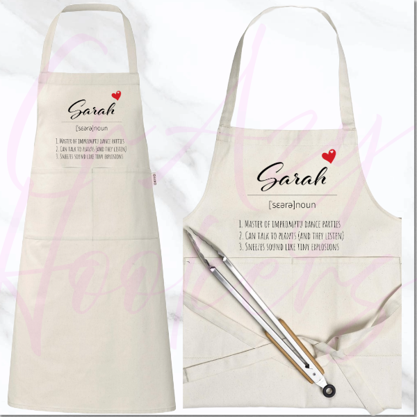 Personalized Fun Fact Apron