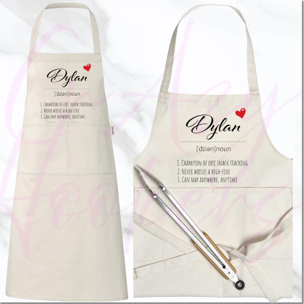 Personalized Fun Fact Apron