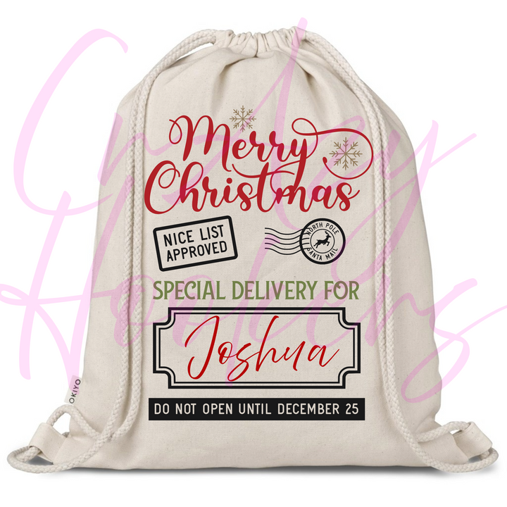 Personalized Multi-Purpose Draw String Bags