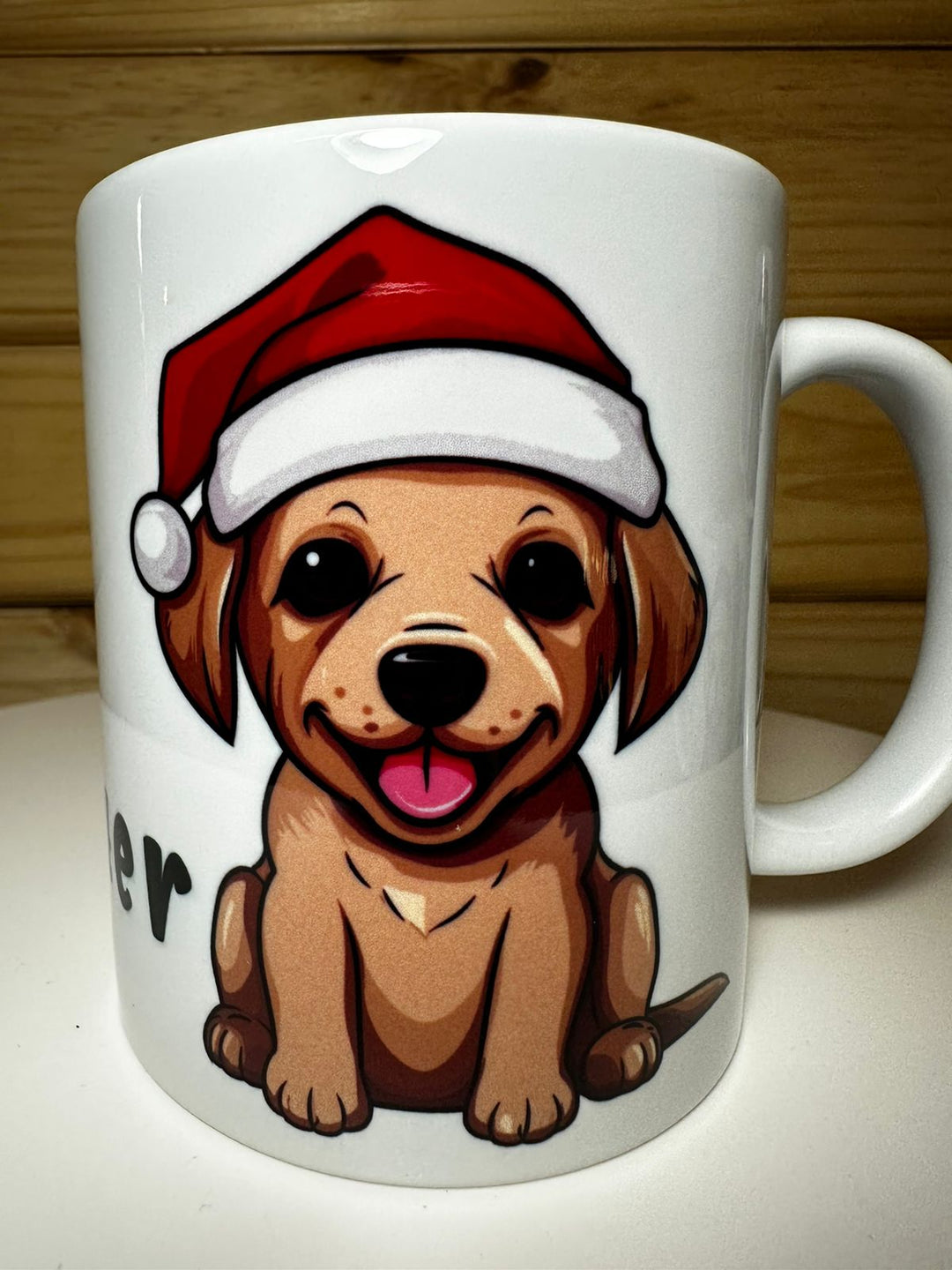 Personalized Christmas Dog mugs -choose your species  and add a name/text