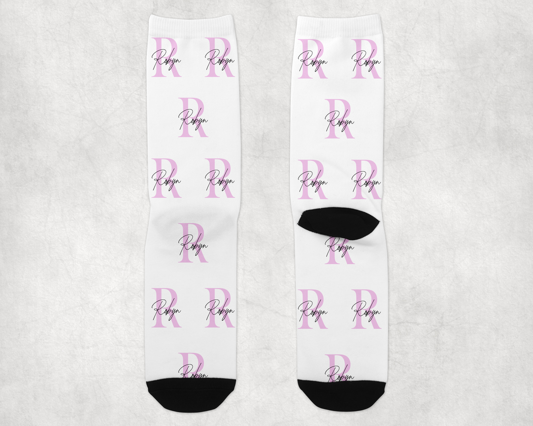 Personalized Name Long Sock - Add Your Name